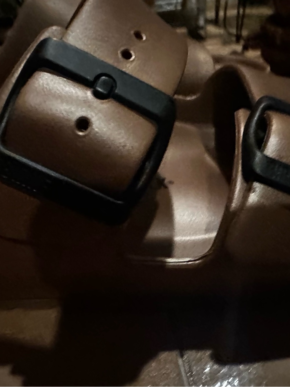 Birkenstock Brown Arizona-style Double Strap EVA Sandals - Picture 10 of 14